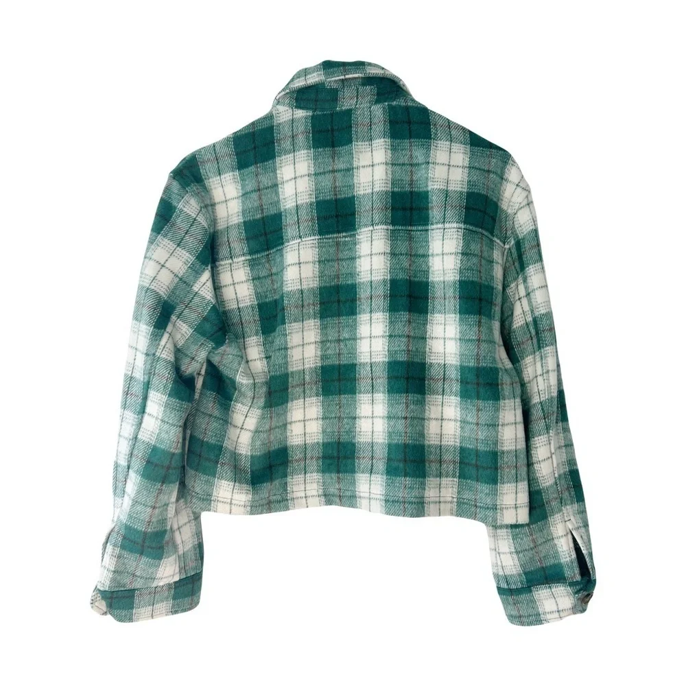 Love Tree Flannel Shacket Sz M - Picture 2 of 7